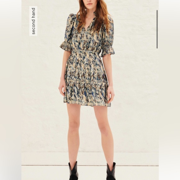 ba&sh Dresses & Skirts - Ba&sh Blue Gloria Dress Size Small